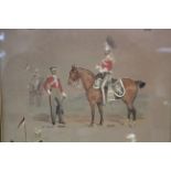 SIMKIN, A. Studies of British military uniforms, 1768-1883, watercolour: 21” x 14”; & a portrait