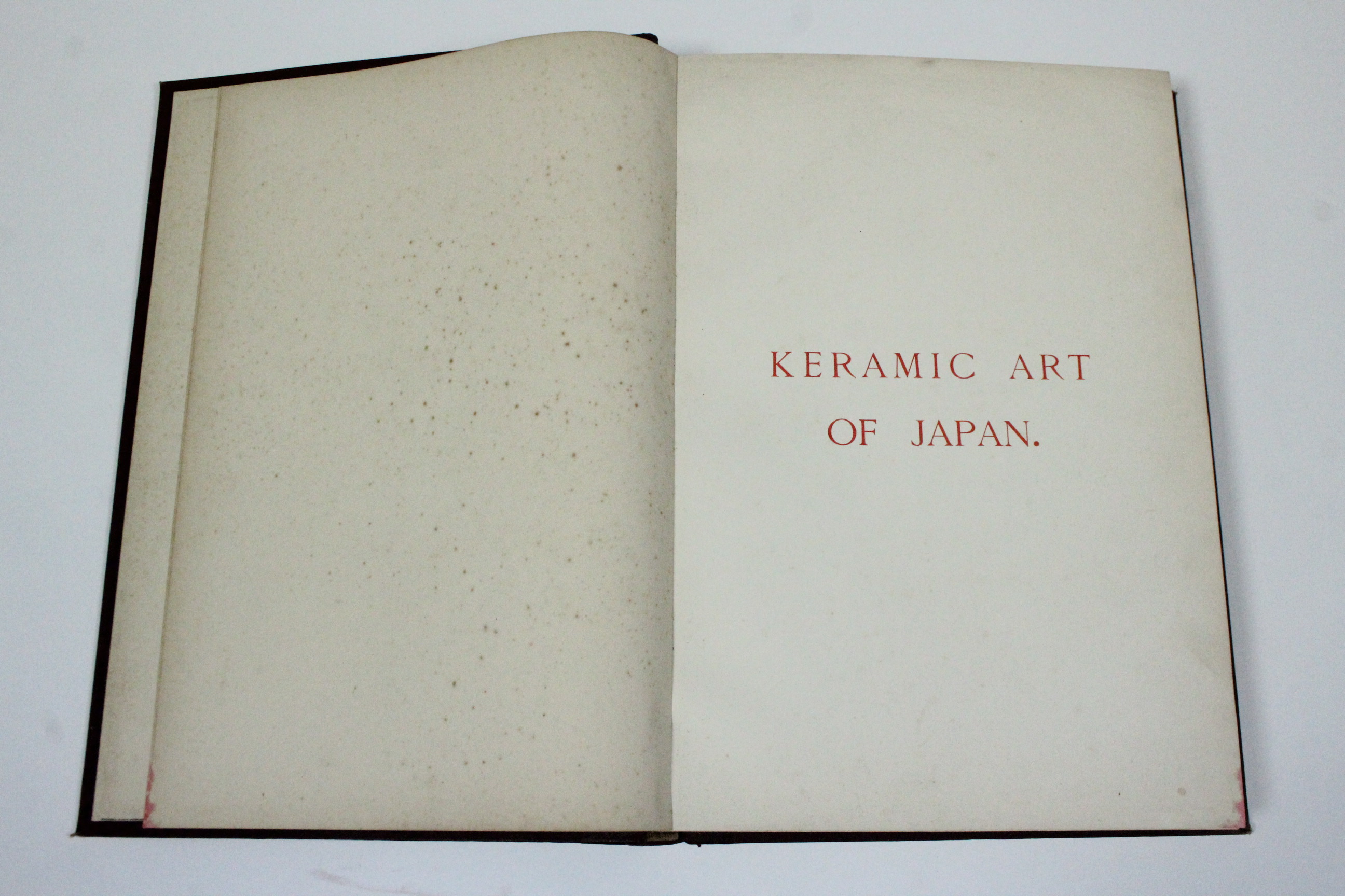 AUDSLEY, George Ashdown, & BOWES, James Lord. “Keramic Art of japan”, two vols., publ. 1875, - Image 8 of 10