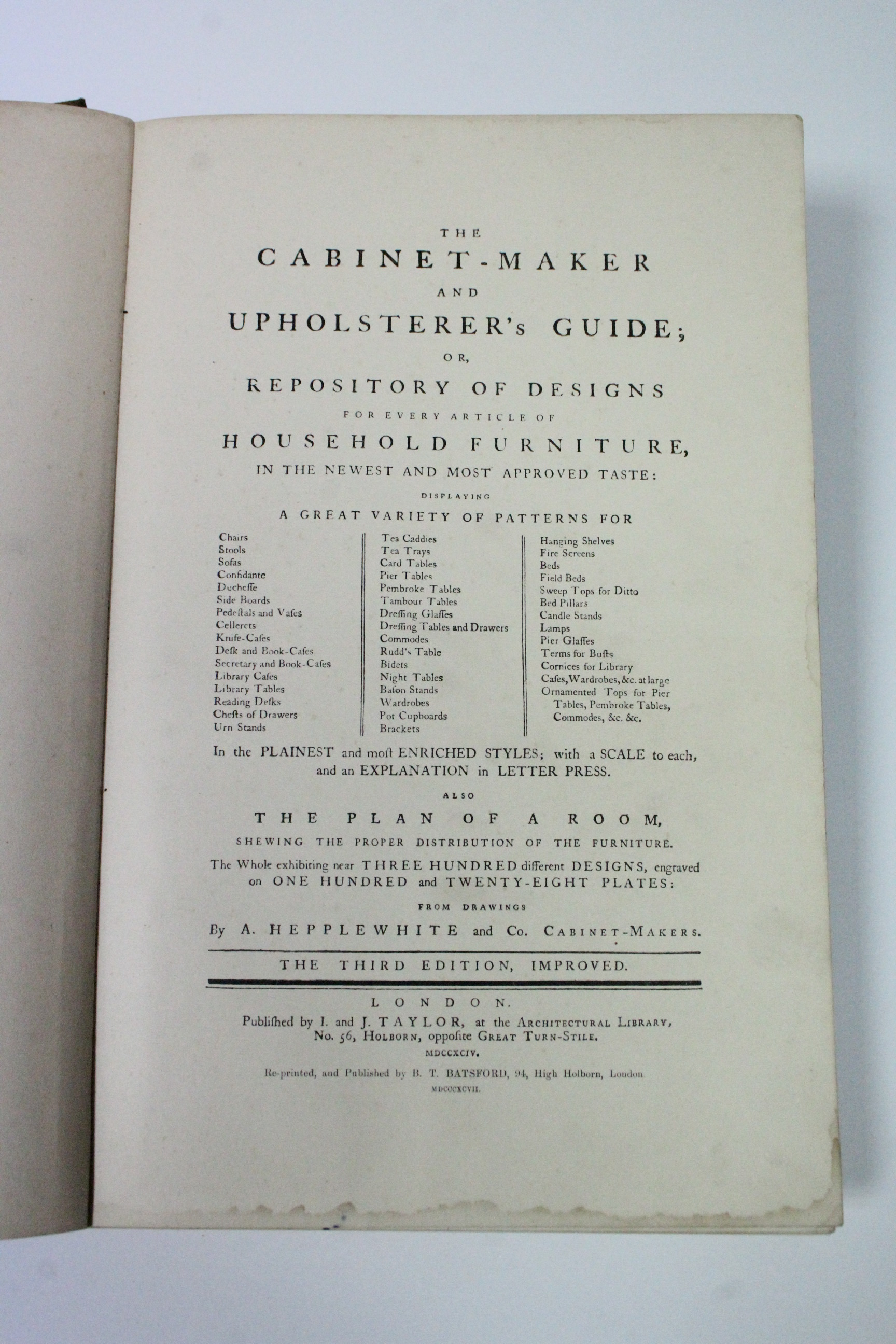 CHIPPENDALE, Thomas. “The Gentleman & Cabinet-Maker’s Director…”; a composite volume of the 3rd. - Image 19 of 21
