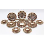 *LOT WITHDRAWN* A Royal Crown Derby “Imari” pattern thirty-five piece dinner & tea service;