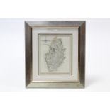 Sixteen various decorative maps, prints, etc. each in glazed frame.