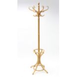 A Bentwood hat & coat stand, 72½ high.