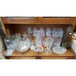 Various items of glassware.