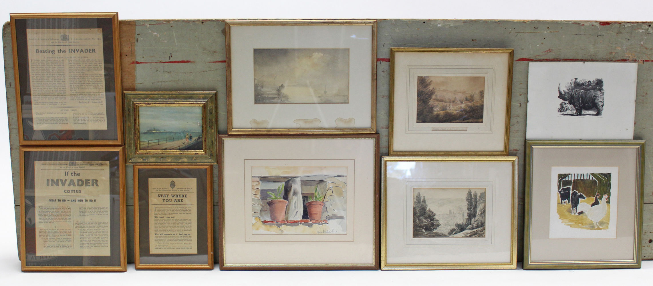 Twenty-three various small decorative paintings & prints. - Image 2 of 6