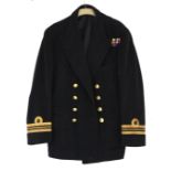 A Royal Navy officer’s dress jacket.