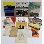 Various mid-late 20th century programmes, volumes, photographs, etc.