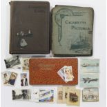 A collection of assorted cigarette cards by W. D. & H. O. Wills, John Player, etc., contained in