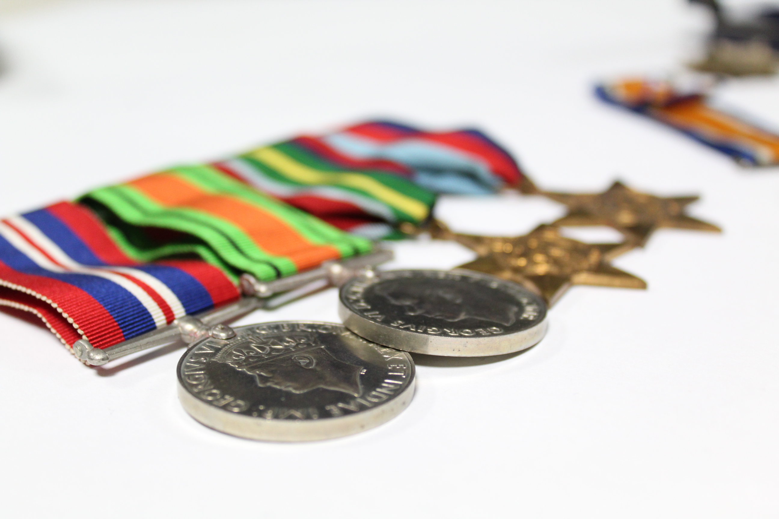 A WWI pair: British War Medal & Victory Medal, awarded to Pte. G. H. Riddle, ASC., mounted for - Image 3 of 6