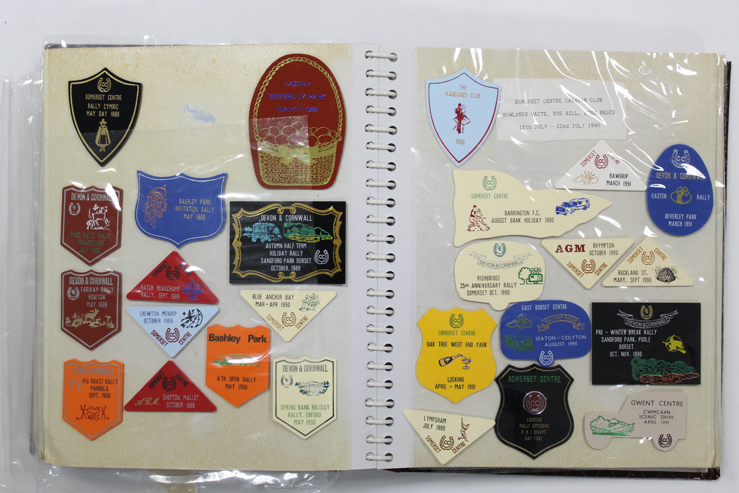 An album containing a collection of British & foreign camping badges, circa mid-late 20th century. - Image 7 of 10