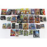 Approximately seventy various t.v. & film related action figures & model vehicles, all with original