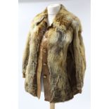 Two vintage ladies’ fur coats; & seven various ladies’ hats.