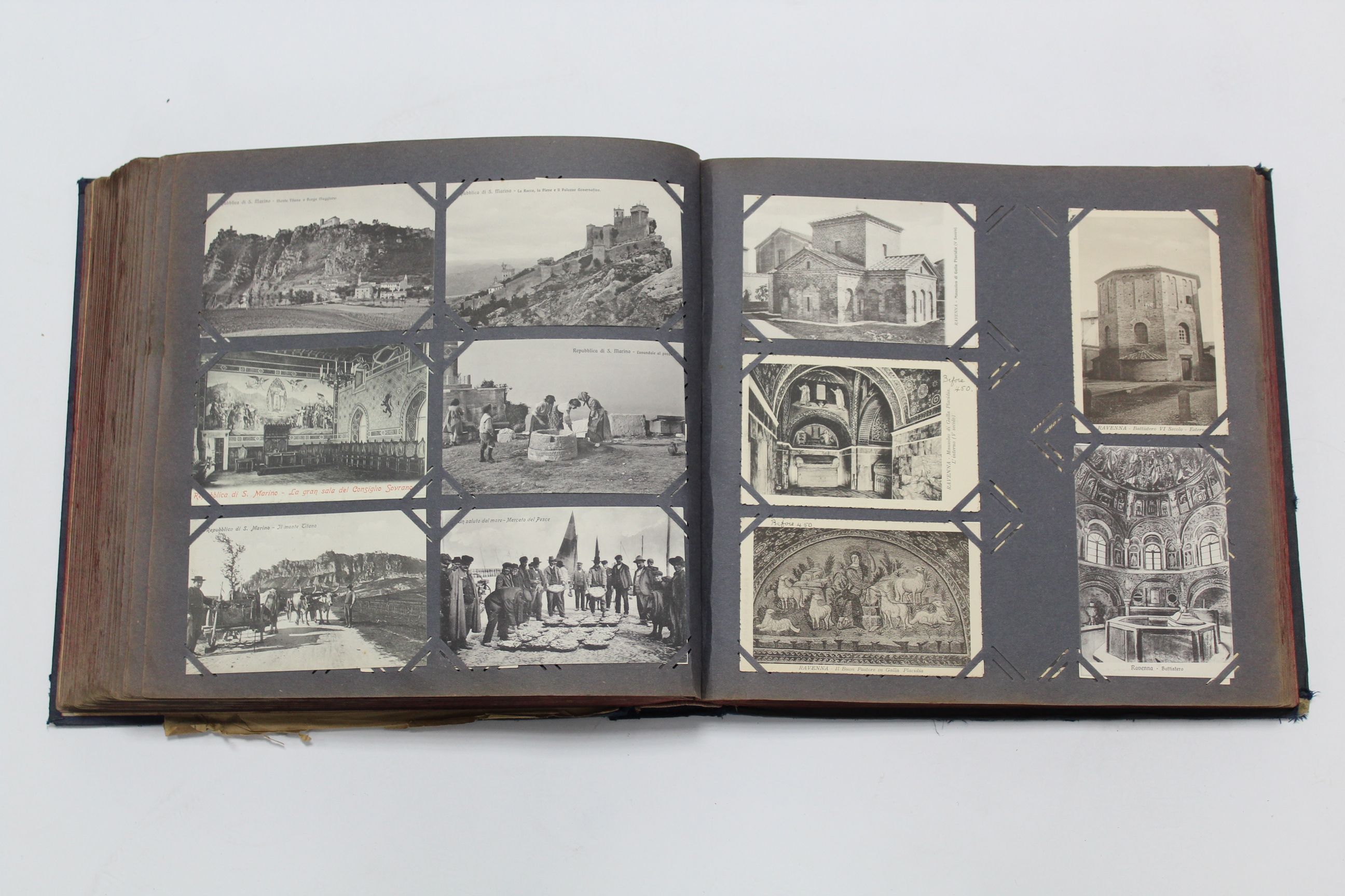 AN ALBUM OF APPROXIMATELY SIX HUNDRED POSTCARDS, EARLY 20th century, RELIGIOUS FIGURES AND - Image 3 of 4