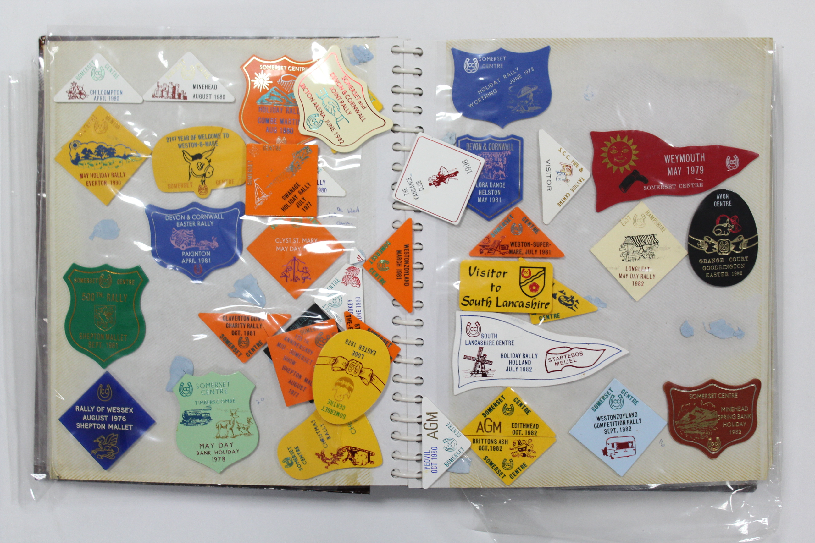 An album containing a collection of British & foreign camping badges, circa mid-late 20th century. - Image 4 of 10