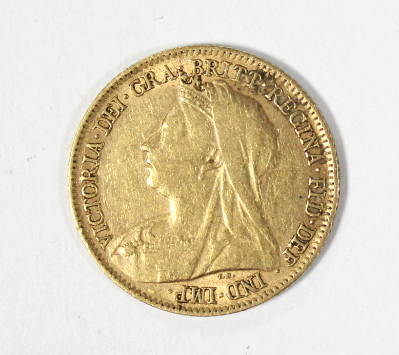 A Victorian half-sovereign; 1895. - Image 2 of 2