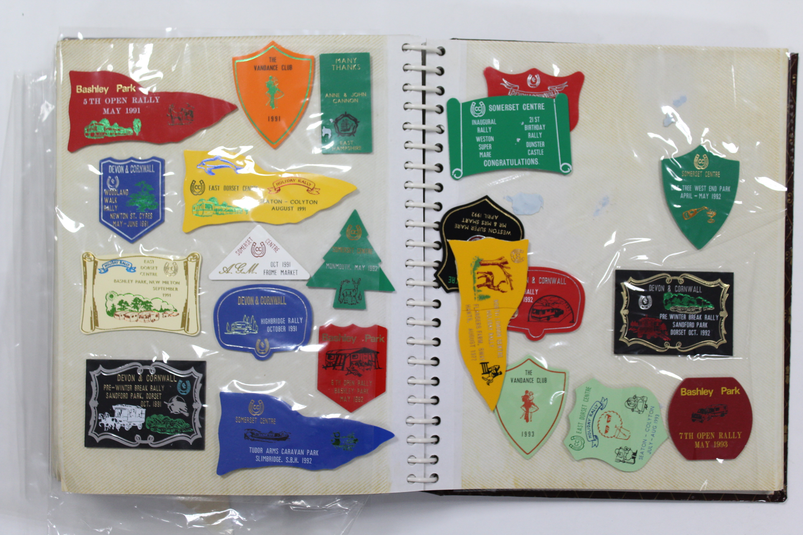 An album containing a collection of British & foreign camping badges, circa mid-late 20th century. - Image 8 of 10