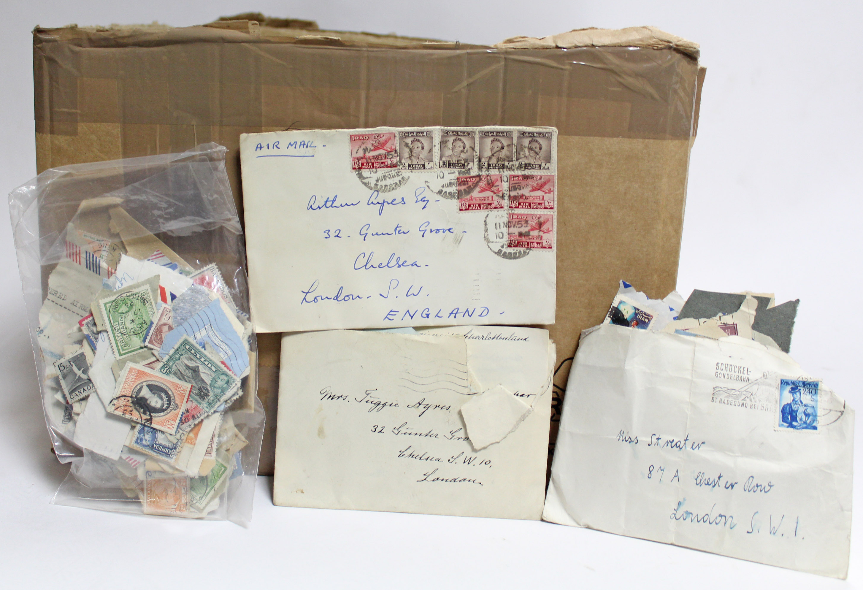 A large quantity of mostly foreign & some Commonwealth stamps, covers, etc., the majority loose,