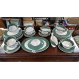 A Crown Ducal “Deaside” pattern forty-nine piece part dinner service, part w.a.f.