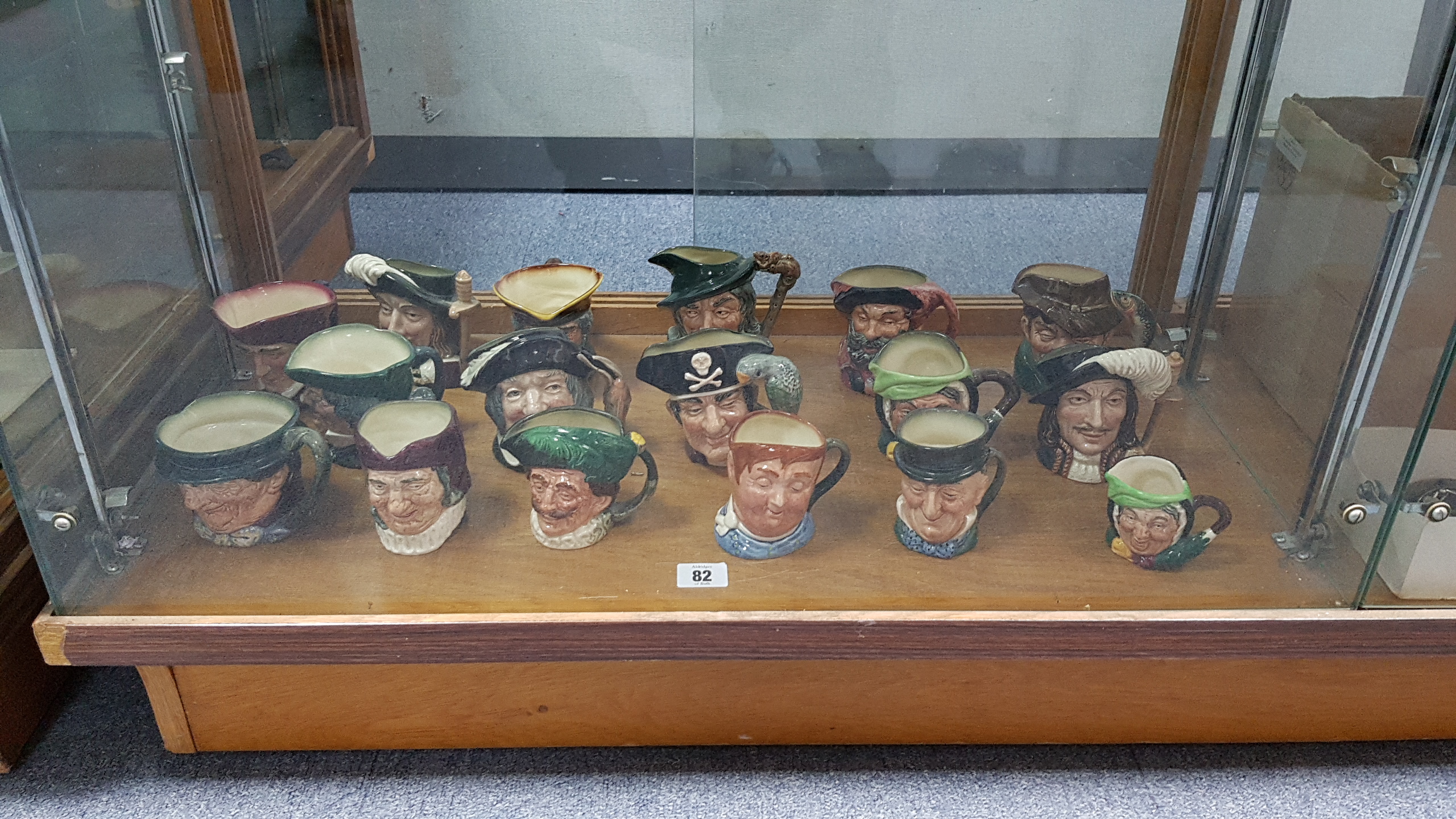 A Collection of seventeen Royal Doulton small character jugs, part w.a.f. - Image 2 of 2
