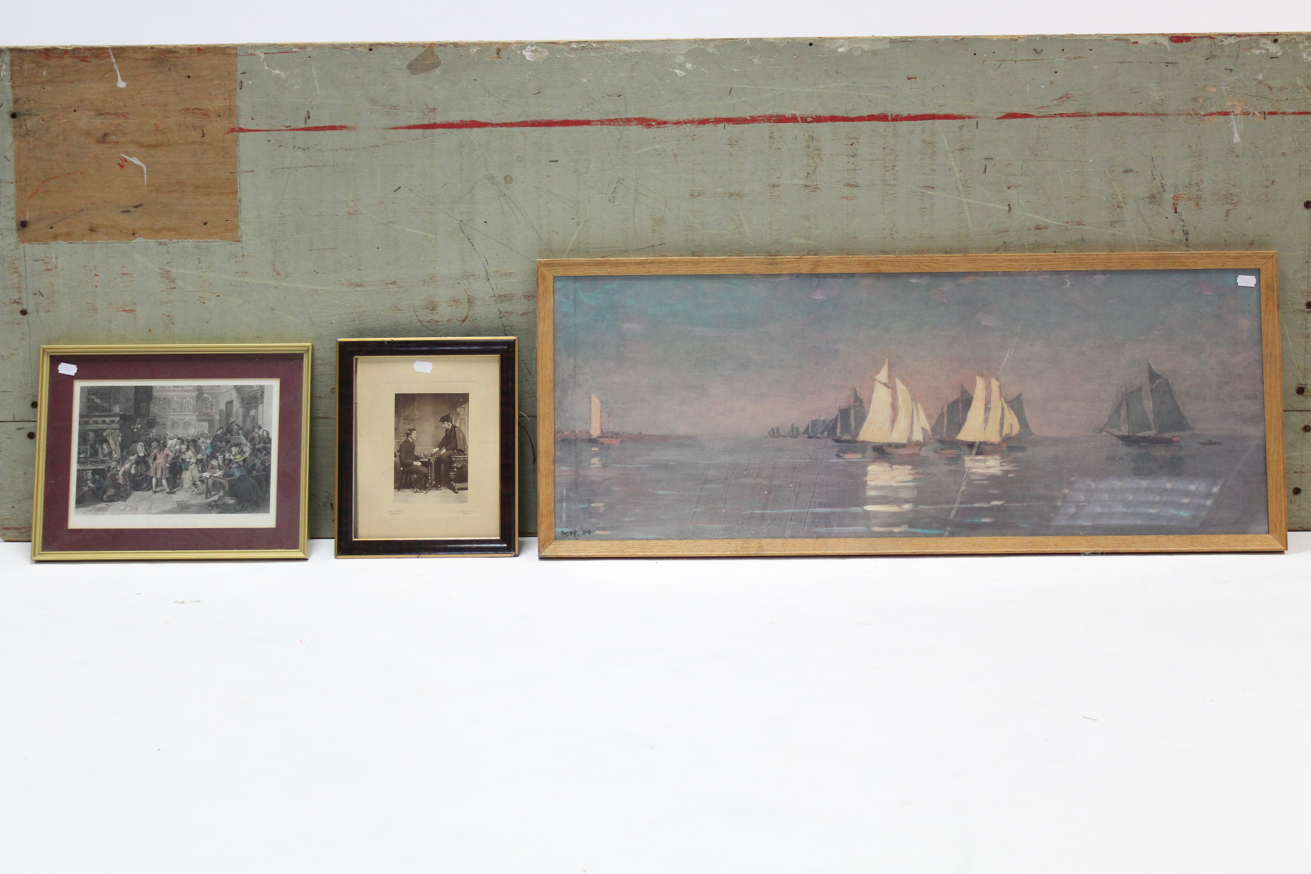 Various decorative paintings, prints & picture frames. - Image 8 of 10