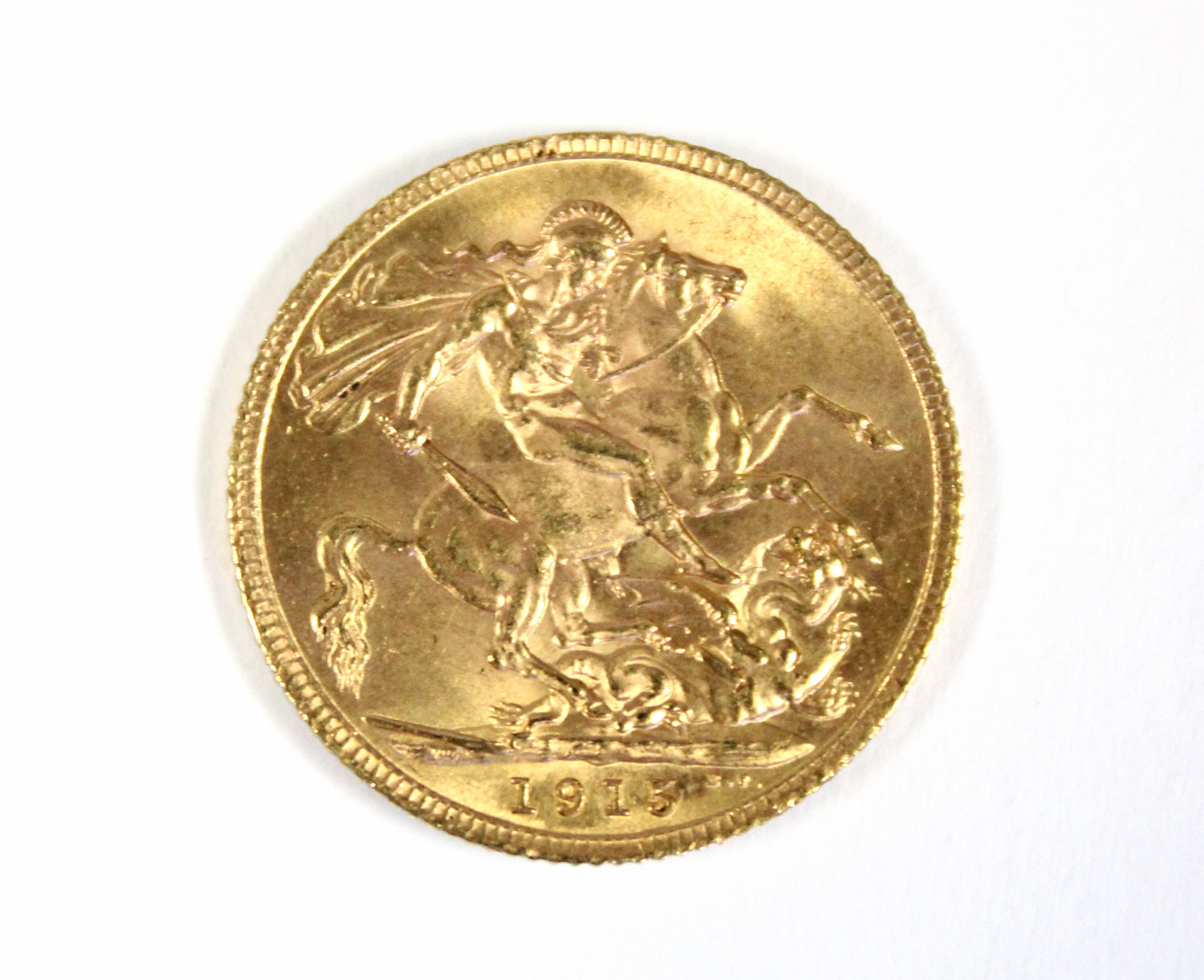 A George V Sovereign; 1915.