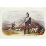 WALKER, George (1781-1856). An album of thirty-two watercolours of sporting landscapes & figure