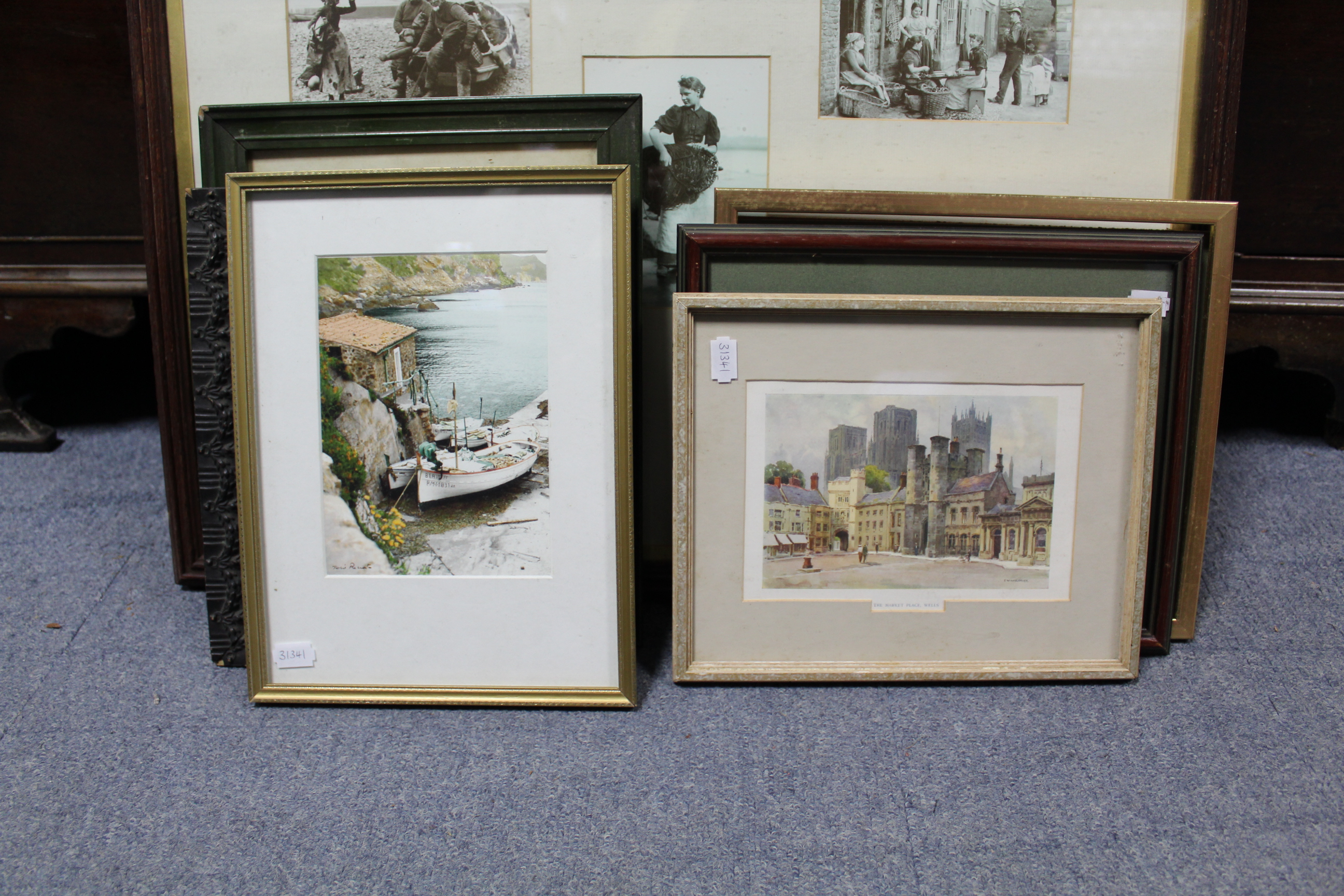 Eight various decorative prints & picture frames. - Image 2 of 5