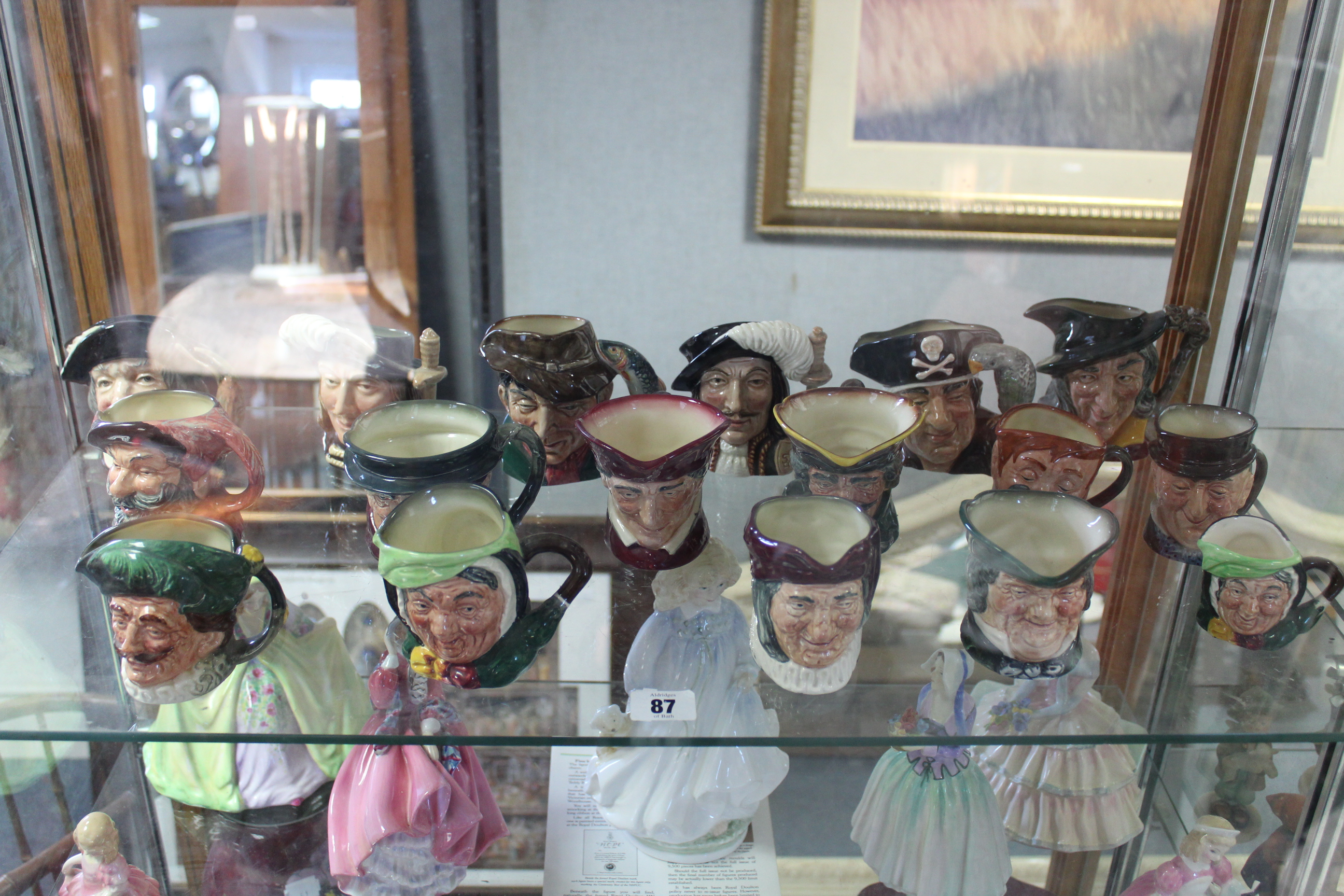 A Collection of seventeen Royal Doulton small character jugs, part w.a.f. - Image 2 of 2