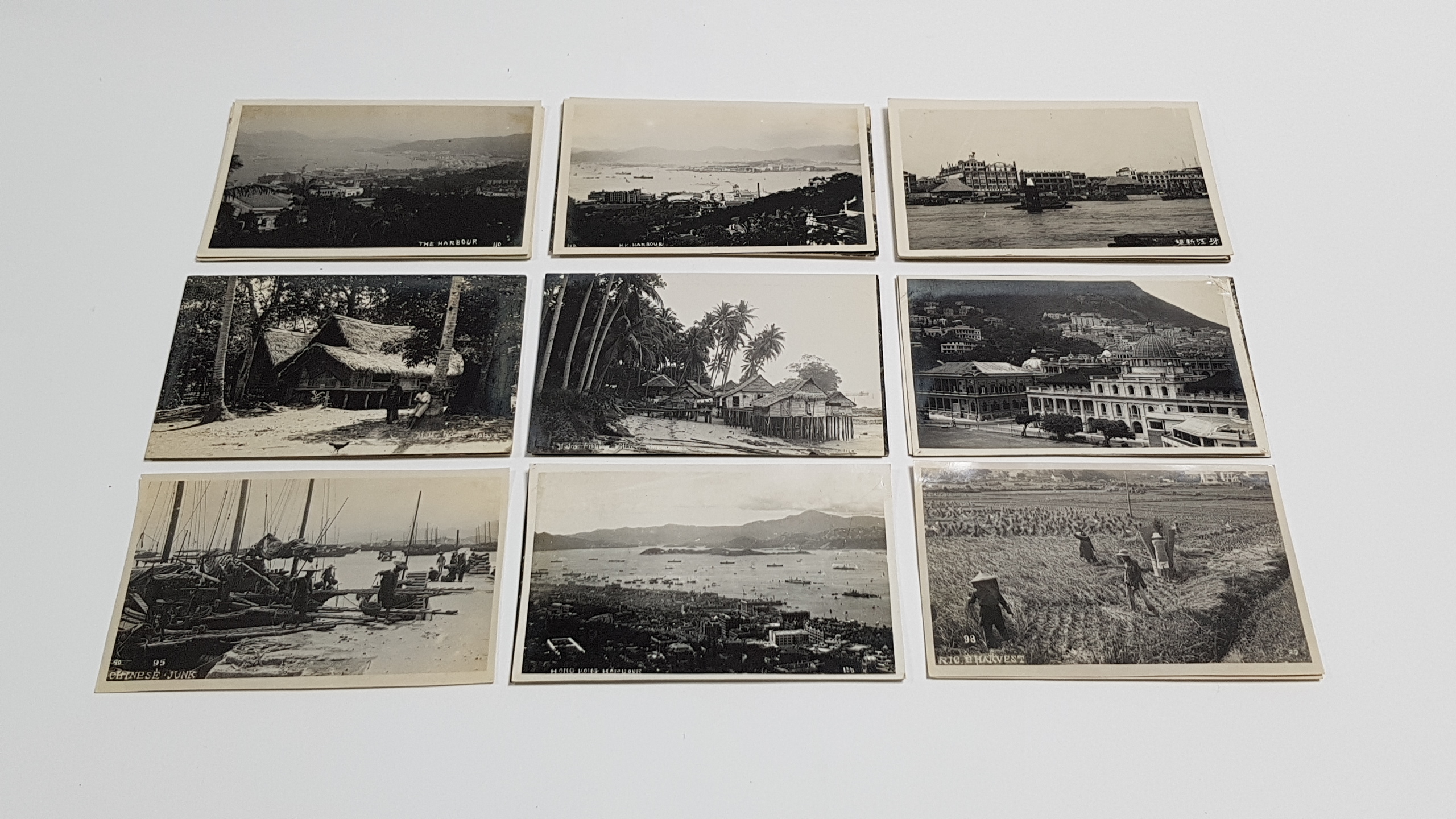 Forty three loose postcards, early-mid 20th century – foreign views including Hong Kong, China,