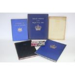 Six various volumes on the British Royal Family; & a set of four volumes “The War, A Weekly