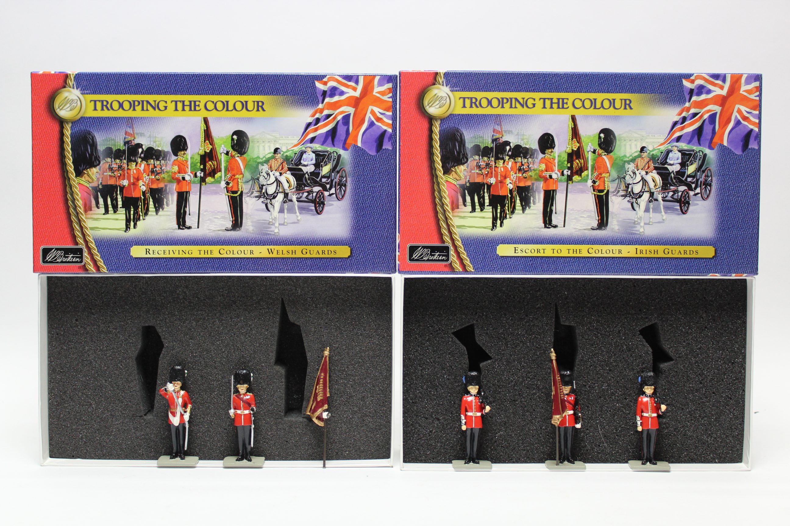 Four Britains Trooping The Colour, sets of figures “Escort To The Colour, Irish Guards” (x2), “ - Image 3 of 3