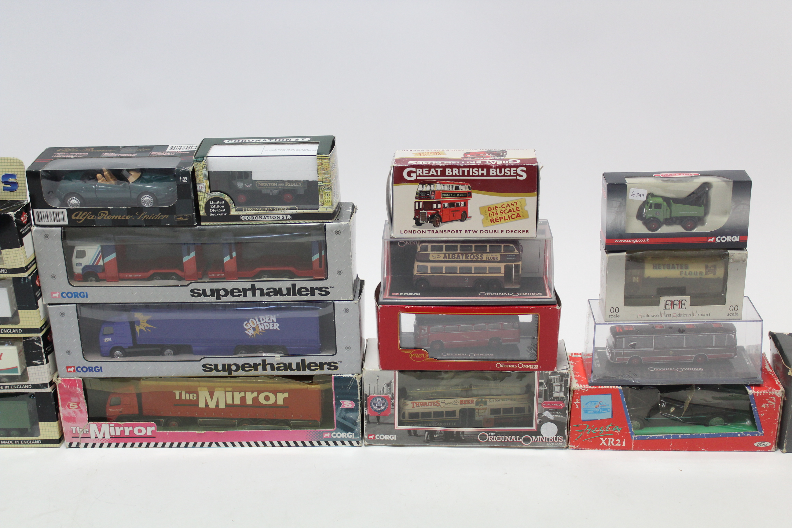 Four Corgi Kings scale model articulated trucks; together with sixteen various other scale models. - Image 4 of 4
