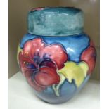 A Moorcroft pottery ginger jar and cover,