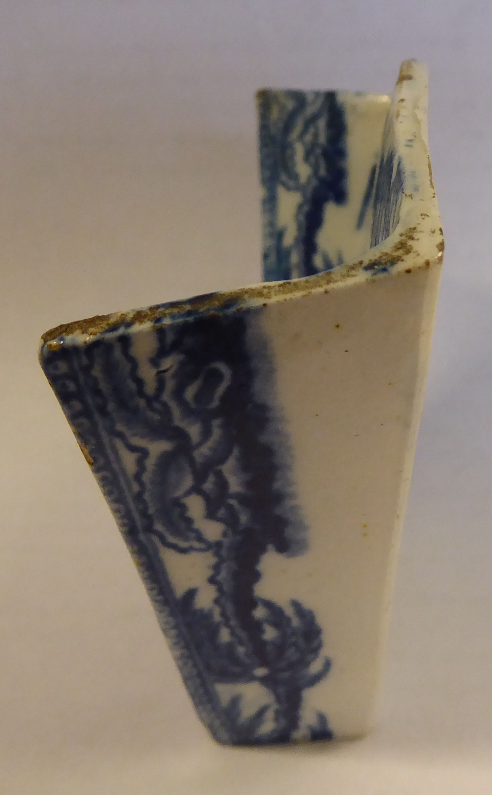 A pair of late 18thC porcelain asparagus servers, - Image 6 of 9