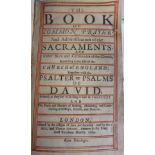 Book, 'The Book of Common Prayer and Adminiftration of the Sacrements,