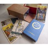 Tarot cards - a 1909 First Edition of the Rider Waite 'Roses & Lillies' Tarot deck,