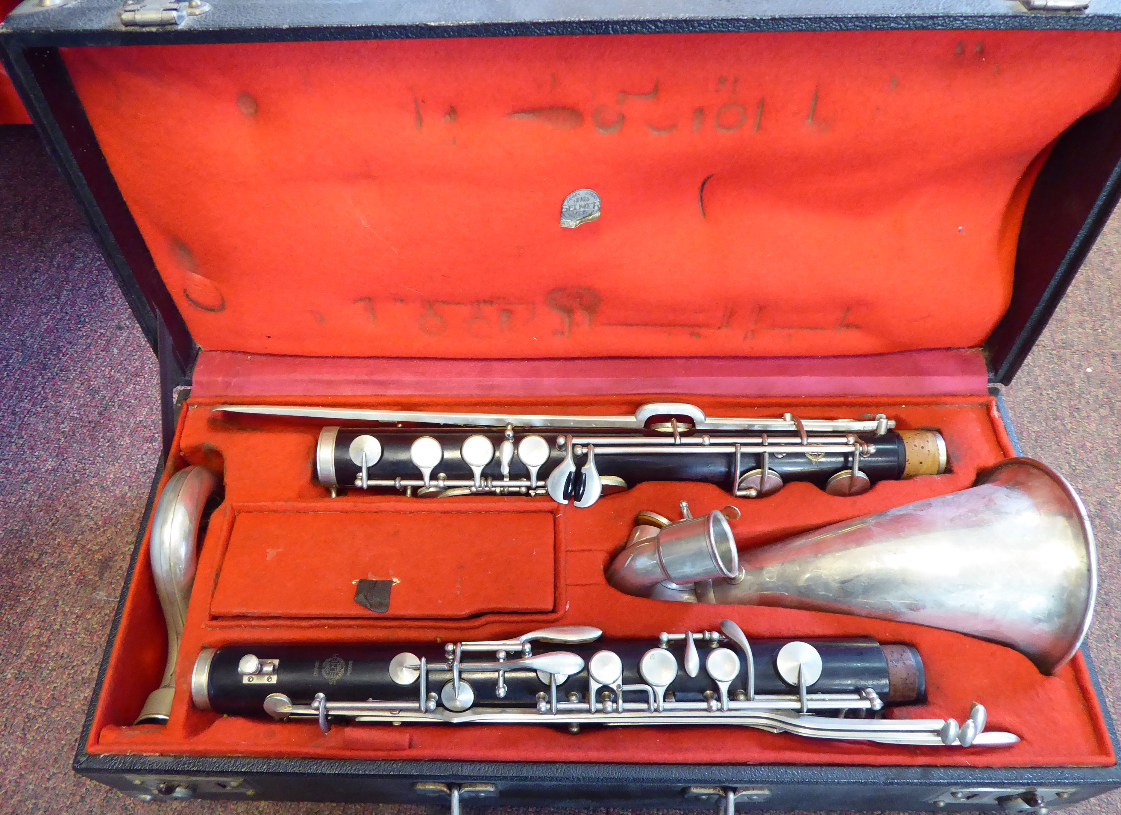 An Henri Selmer base clarinet,