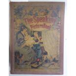 'The Speaking Picture Book' a late 19th/early 20thC German made bedtime rhyme book,