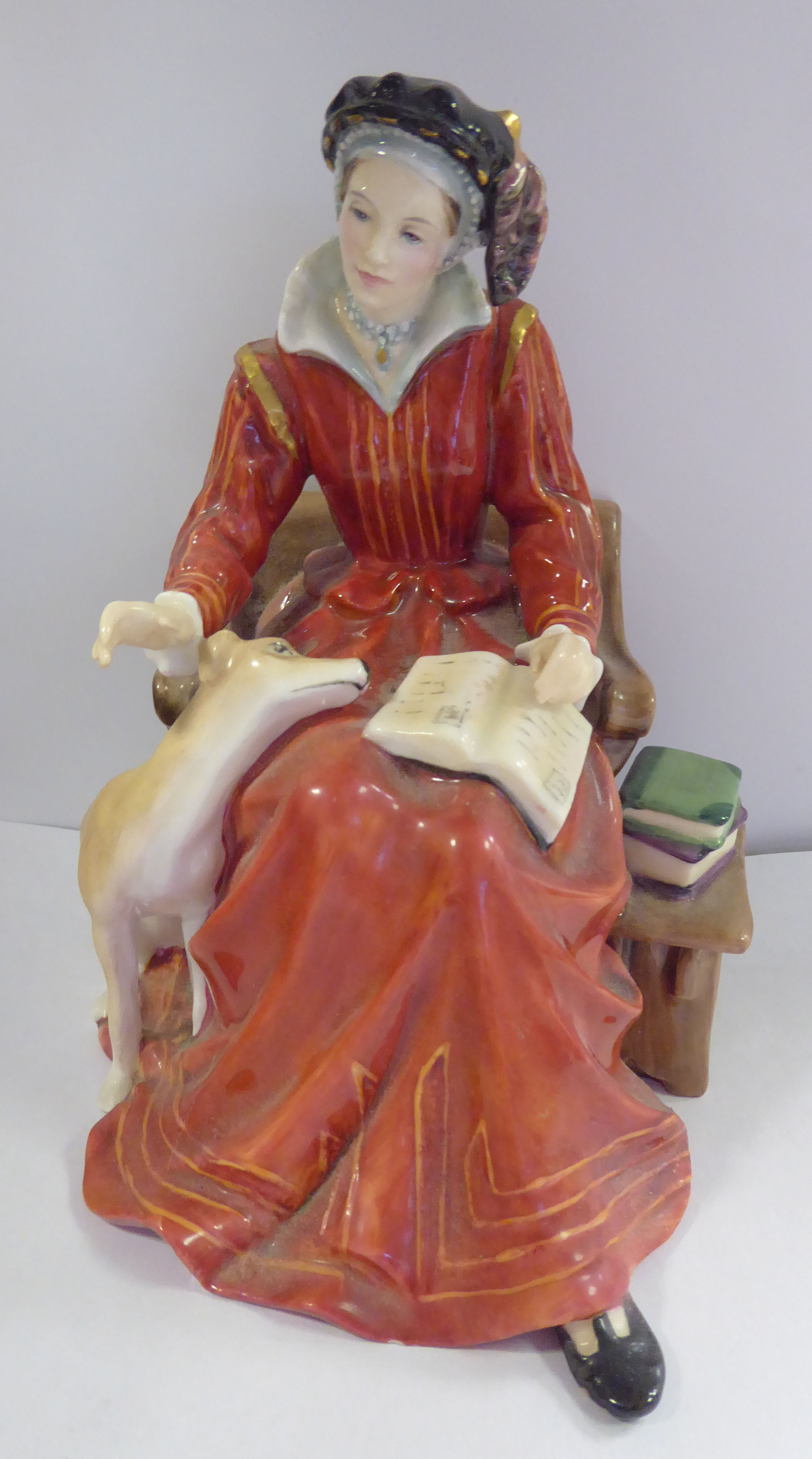 A Royal Doulton Limited Edition set of china figures, comprising Henry VIII and his six wives, - Image 2 of 9