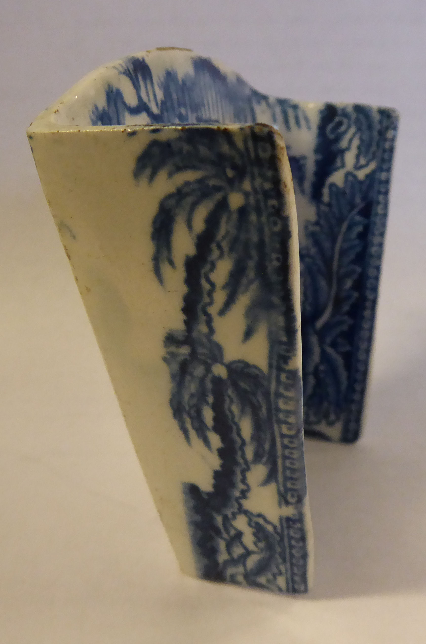 A pair of late 18thC porcelain asparagus servers, - Image 4 of 9