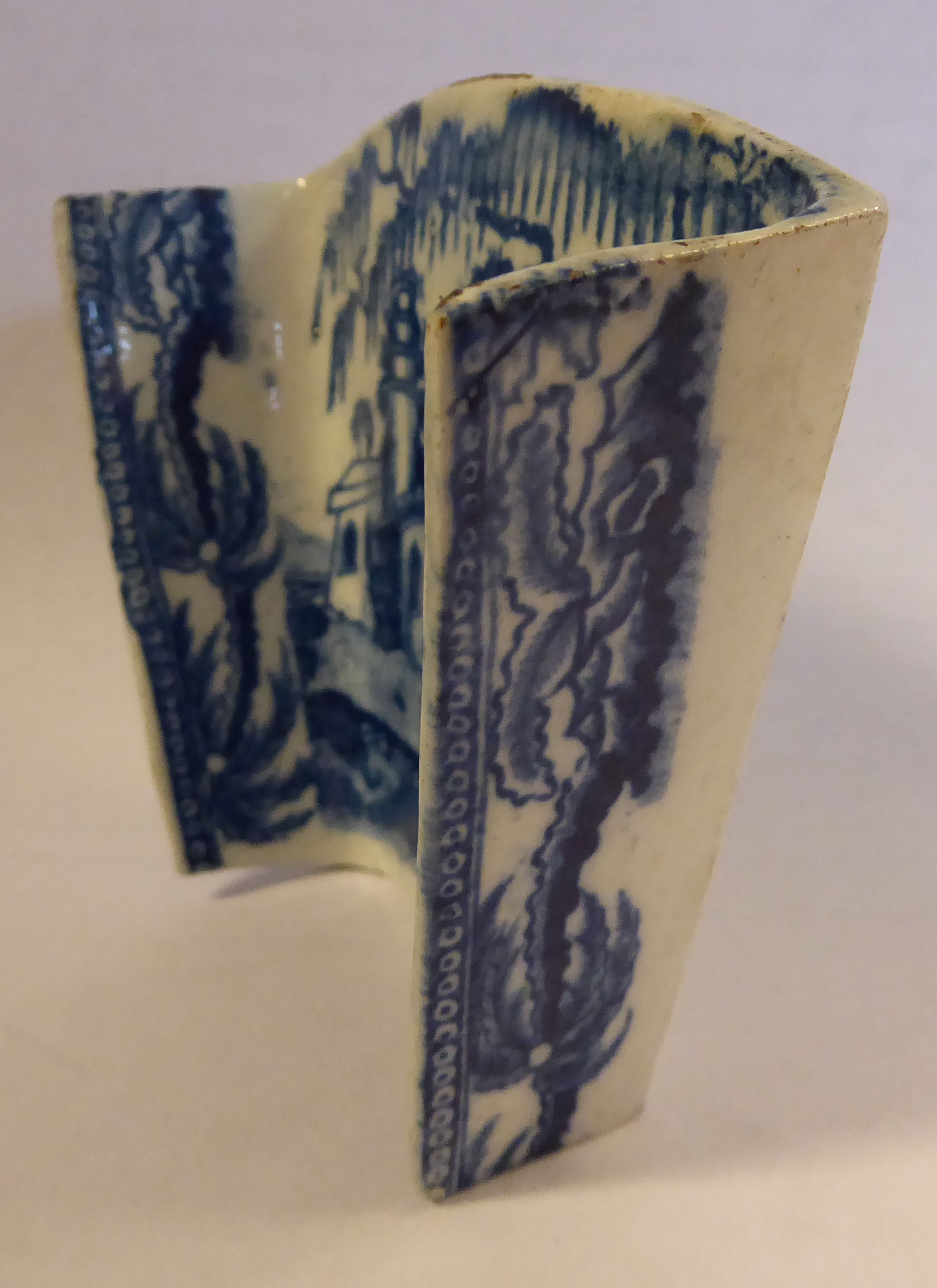 A pair of late 18thC porcelain asparagus servers, - Image 2 of 9