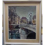 G C Roemers - 'Pont Neuf, Paris' oil on canvas bears a signature 24'' x 19.