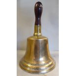 A late 19th/early 20thC bronze/brass bell,