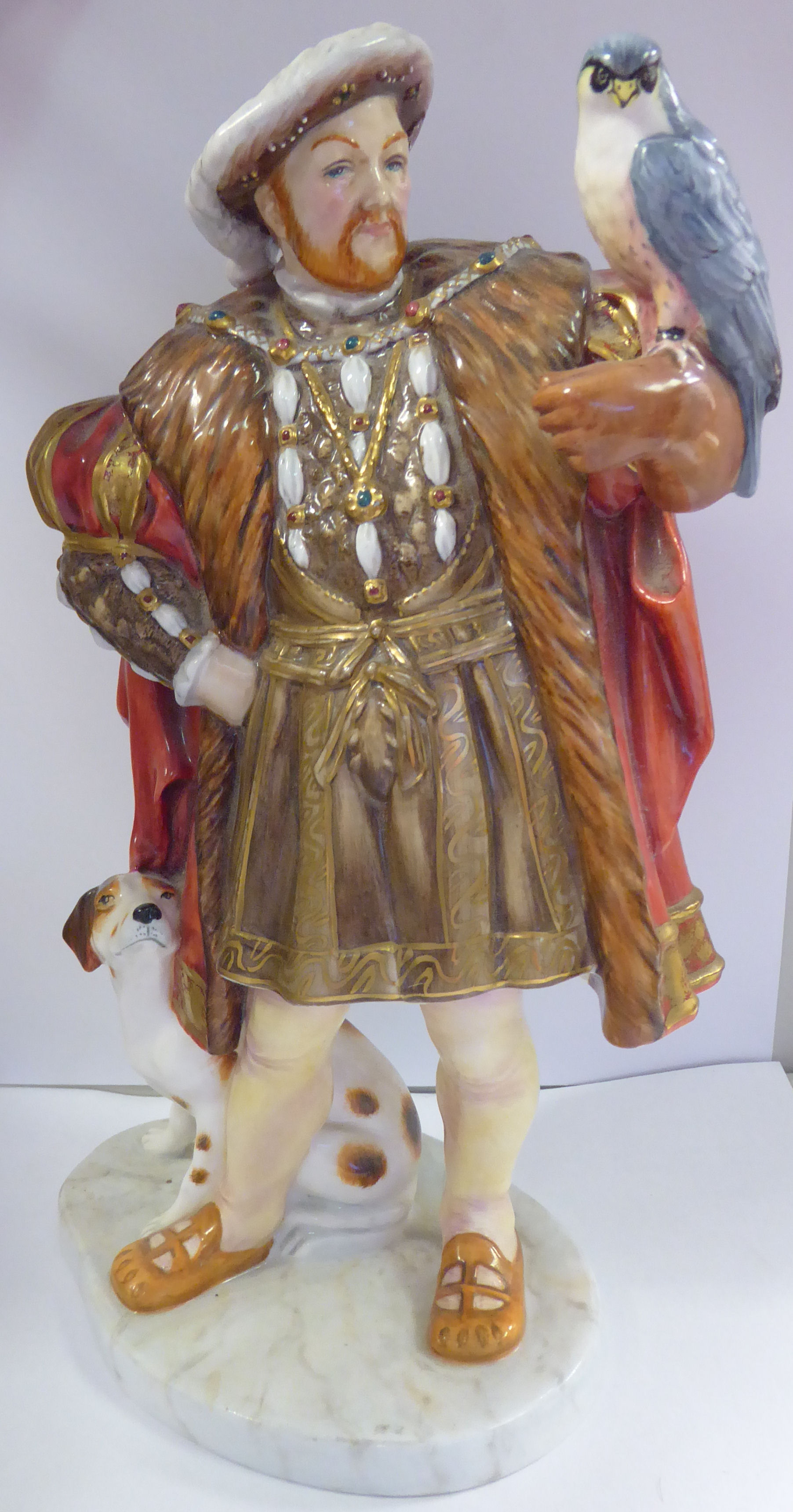 A Royal Doulton Limited Edition set of china figures, comprising Henry VIII and his six wives, - Image 8 of 9