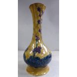 A Hancock & Sons Morris Ware solifleur pottery vase (no.C 4.