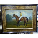 Late 19thC British School - an equestrian study,