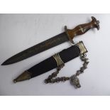 A replica of a Nazi SA Leaders dagger the blade 9.