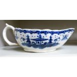 An early 19thC Pearlware sauce boat,