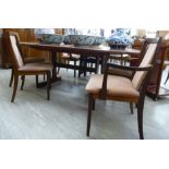 A G-Plan teak extending dining table,