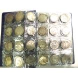 An uncollated collection of about one hundred & twenty 20thC Chinese white metal coins 11