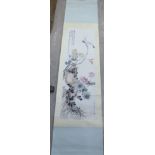 Two similar Chinese scrolls,